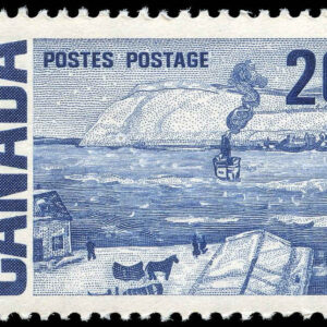Canada Stamp #464ii (HB) - The Ferry, Quebec, by J.W. Morrice (1971) 20¢