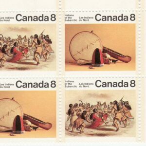 Canada PB#575a - Subarctic Indians (1975) 2 x 8¢