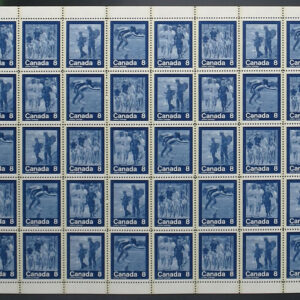 Canada SHEET #632a - "Keep Fit" Summer Sports (1974) 4 x 8¢