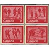 Canada Stamp #647a - "Keep Fit" Winter Sports (1974) 4 x 8¢ - Image 2