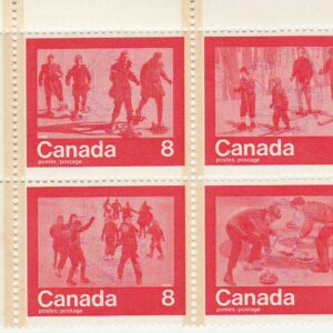 Canada PB #647a - "Keep Fit" Winter Sports (1974) 4 x 8¢