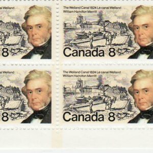 Canada Stamp #655 - Merritt and Welland Canal (1974) 8¢