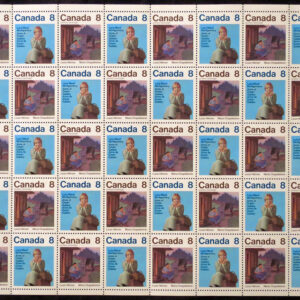 Canada SHEET #659a - Canadian Authors (1975) 2 x 8¢