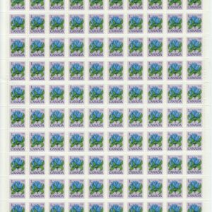 Canada SHEET #705 - Bottle Gentian (1977) 1¢