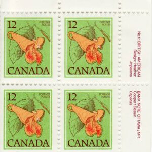 Canada Stamp PB#712 - Jewelweed (1978) 12¢