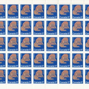 Canada SHEET #856 - Helping Hands (1980) 17¢