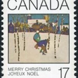 Canada Stamp #871 - Sleigh Ride (1980) 17¢