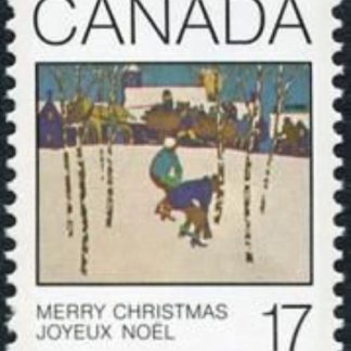 Canada Stamp #871 - Sleigh Ride (1980) 17¢