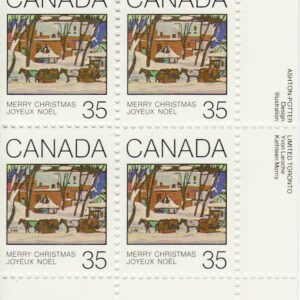 Canada Stamp PB#872 - McGill Cab Stand (1980) 35¢