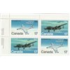 Canada Stamp PB#874ai - Military Aircraft (1980) 2 x 17¢