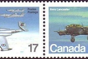 Canada Stamp #874a - Military Aircraft (1980) 2 x 17¢
