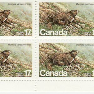 Canada Stamp PB#883 - Vancouver Island Marmot (1981) 17¢