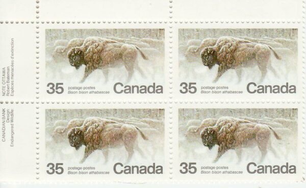Canada Stamp #884 - Wood Bison (1981) 35¢