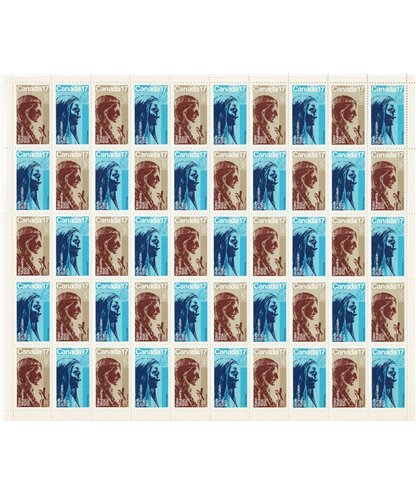 Canada Sheet #886a - Canadian Religious Personalities (1981) 50 x 17¢ - Image 2