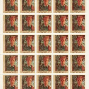 Canada SHEET #888i - Self Portrait (1981) 17¢