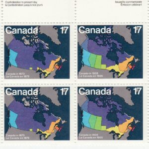 Canada PB #893a-Block - Canada Day (1981) 8 x 17¢