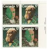 Canada Stamp PB#895a - Canadian Botanists (1981) 2 x 17¢