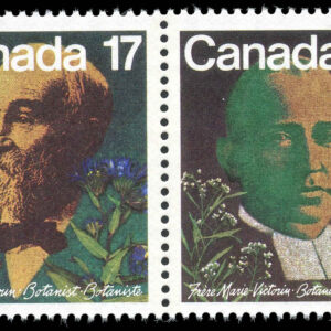 Canada Stamp #895a - Canadian Botanists (1981) 2 x 17¢