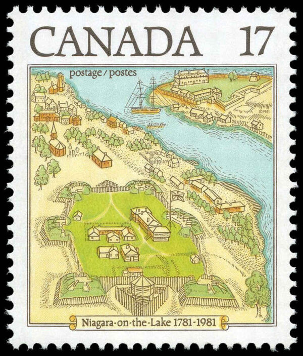 Canada Stamp #897 - Map of the Town (1981) 17¢ - Image 2