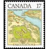 Canada Stamp #897 - Map of the Town (1981) 17¢