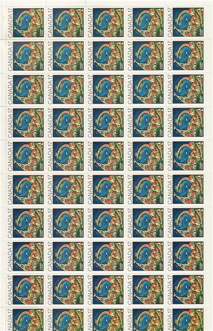 Canada SHEET #898 - L'Acadie (1981) 17¢