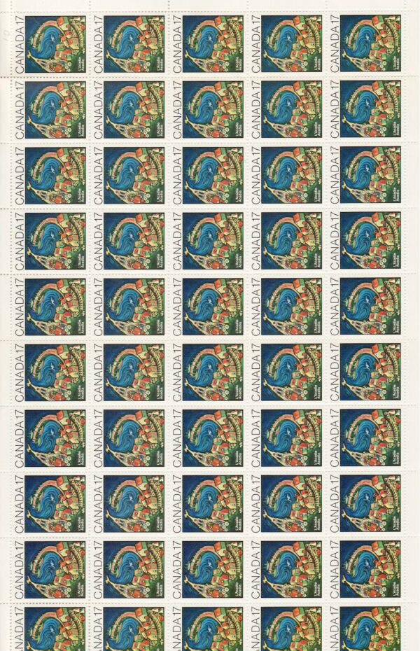 Canada SHEET #898 - L'Acadie (1981) 17¢