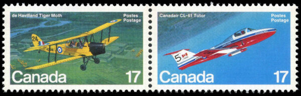 Canada Stamp #904ai - Canadian Aircraft (1981) 2 x 17¢ (DF) - Image 2