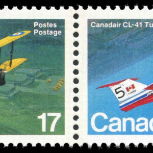 Canada Stamp #904a - Canadian Aircraft (1981) 2 x 17¢