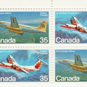 Canada Stamp #906a - Canadian Aircraft (1981) 2 x 35¢