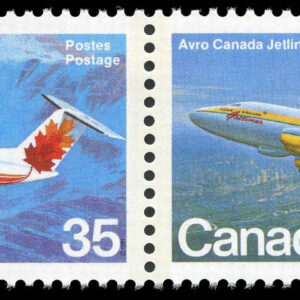 Canada Stamp #906a - Canadian Aircraft (1981) 2 x 35¢