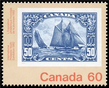 Canada Stamp #913 - Bluenose (No. 158) (1982) 60¢ - Image 2