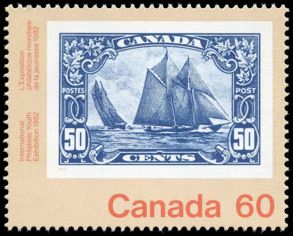Canada Stamp #913 - Bluenose (No. 158) (1982) 60¢ - Image 2