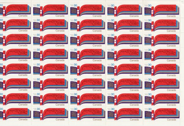 Canada SHEET #916 - Constitution (1982) 30¢