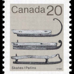 Canada Stamp #922 - Ice Skates (1982) 20¢