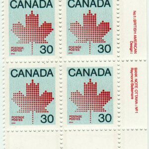 Canada Stamp PB#923ii - Maple Leaf (1982) 30¢