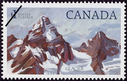 Canada Stamp #934 - Glacier National Park (1984) $1