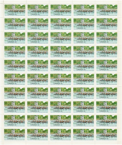 Canada SHEET (ERRORS) #968 - Rowing Competition (1982) 30¢