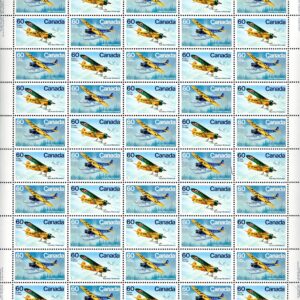 Canada SHEET #972a - Bush Aircraft (1982) 2 x 60¢