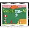 Canada Stamp #993iii - Scout Encampment (1983) 32¢ LF/fl - Image 2