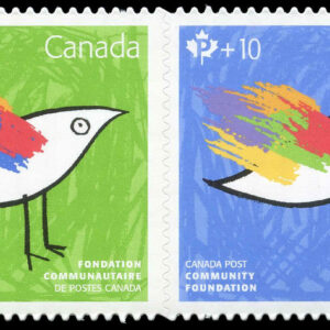 Canada Stamp - Semi-Postal #B24i - Canada Post Community Foundation (2016) 2 x (P (85¢) + 10¢)