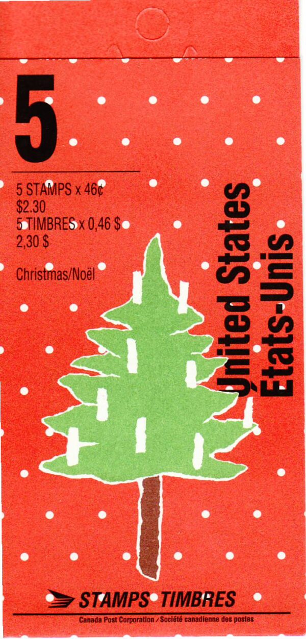 Canada Stamp Booklet #135 #1340 - Bonhomme Noël, France (1991)