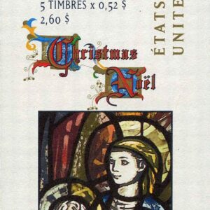 Canada Stamp Booklet - #BK203 Nativity Scene, by Ellen Simon (1997) 5 x 52¢