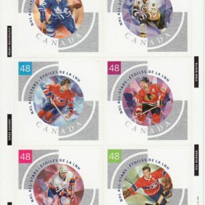 HARD TO FIND - CANADA STAMP #1972 BOOKLET #265 - 2003 NHL All-Stars - Self-Adhesive