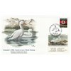 (RARE FDC) Canadian Wildlife Habitat Conservation Stamp #FWH10 - Ross Geese (1994) 