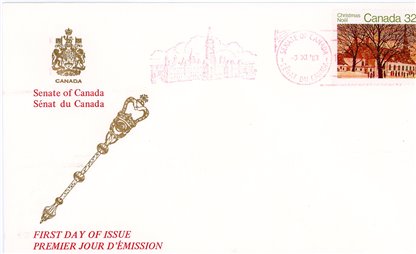 SENATE OF Canada FDC#1004 - Urban Church (1983) 32¢