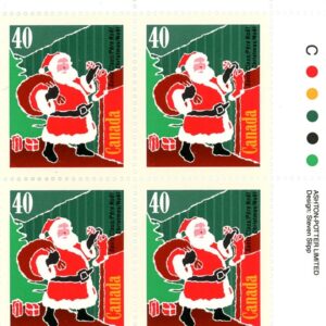 Canada Stamp PB#1339 - Santa Claus (1991) 40¢
