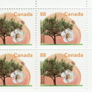 Canada Stamp #1373 - Westcot Apricot (1994) 88¢