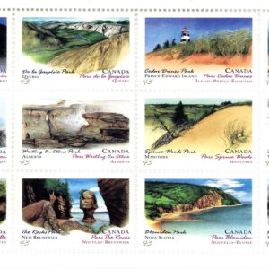Canada Stamp #1483aI - Canada Day-Provincial and Territorial Parks (1993) 12 x 43¢