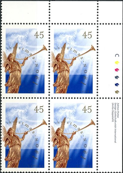 Canada Stamp PB#1764 - Angel of the Last Judgement (1998) 45¢