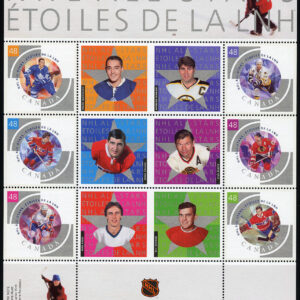 Canada Stamp #1971 - NHL All Stars-4 (2003) 6 x 48¢